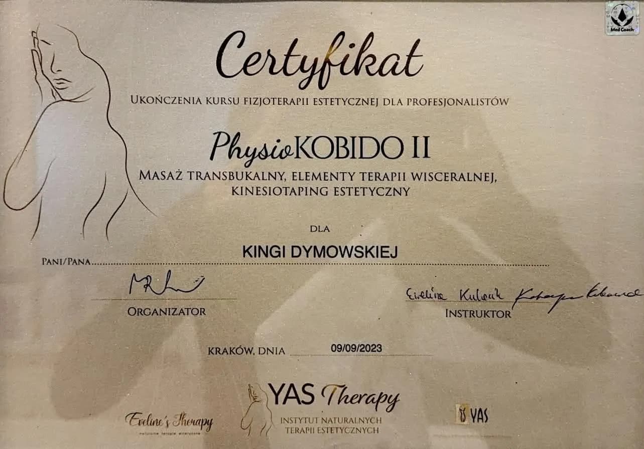 PhysioKOBIDO II — masaż transbukalny, kinesiotaping estetyczny (2023)