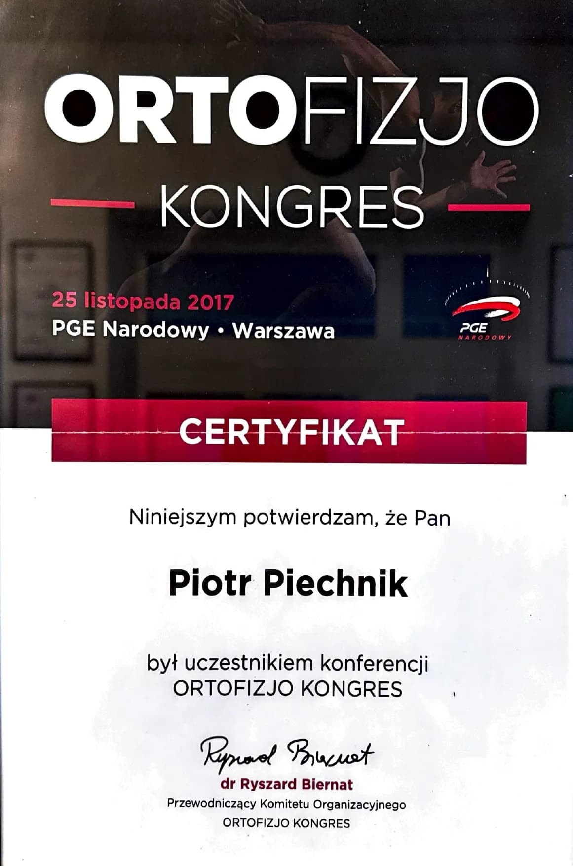 Ortofizjo Kongres, Warszawa (2017)