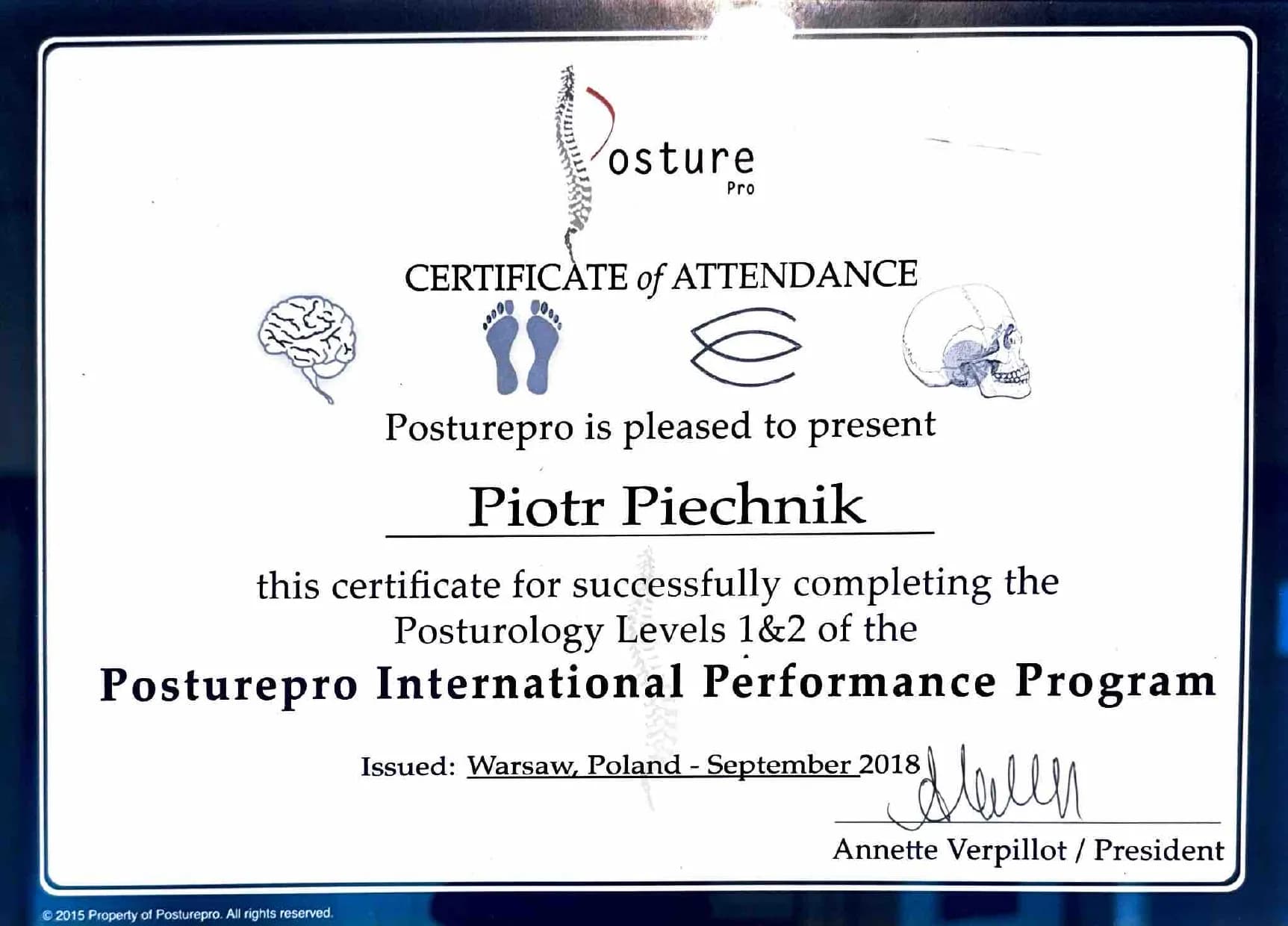 Posturepro — posturologia, poziom 1 i 2 (2018)