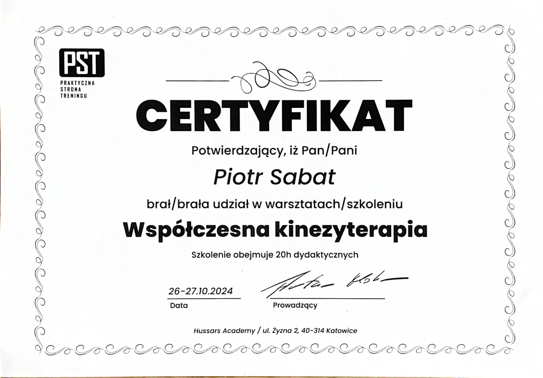 Współczesna kinezyterapia — Praktyczna Strona Treningu (2024)